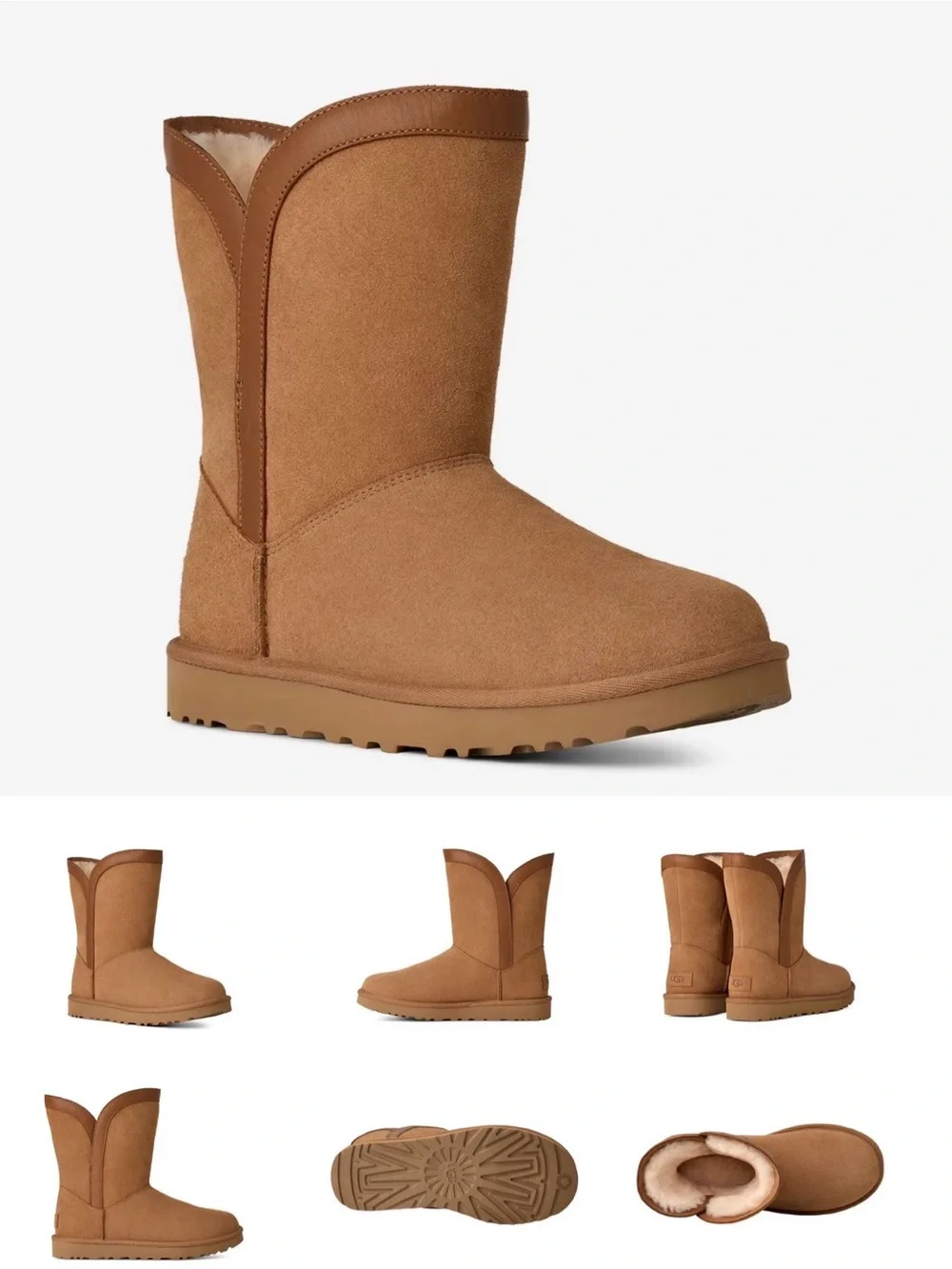 UGG Women's Chestnut Short Lunara new without box.